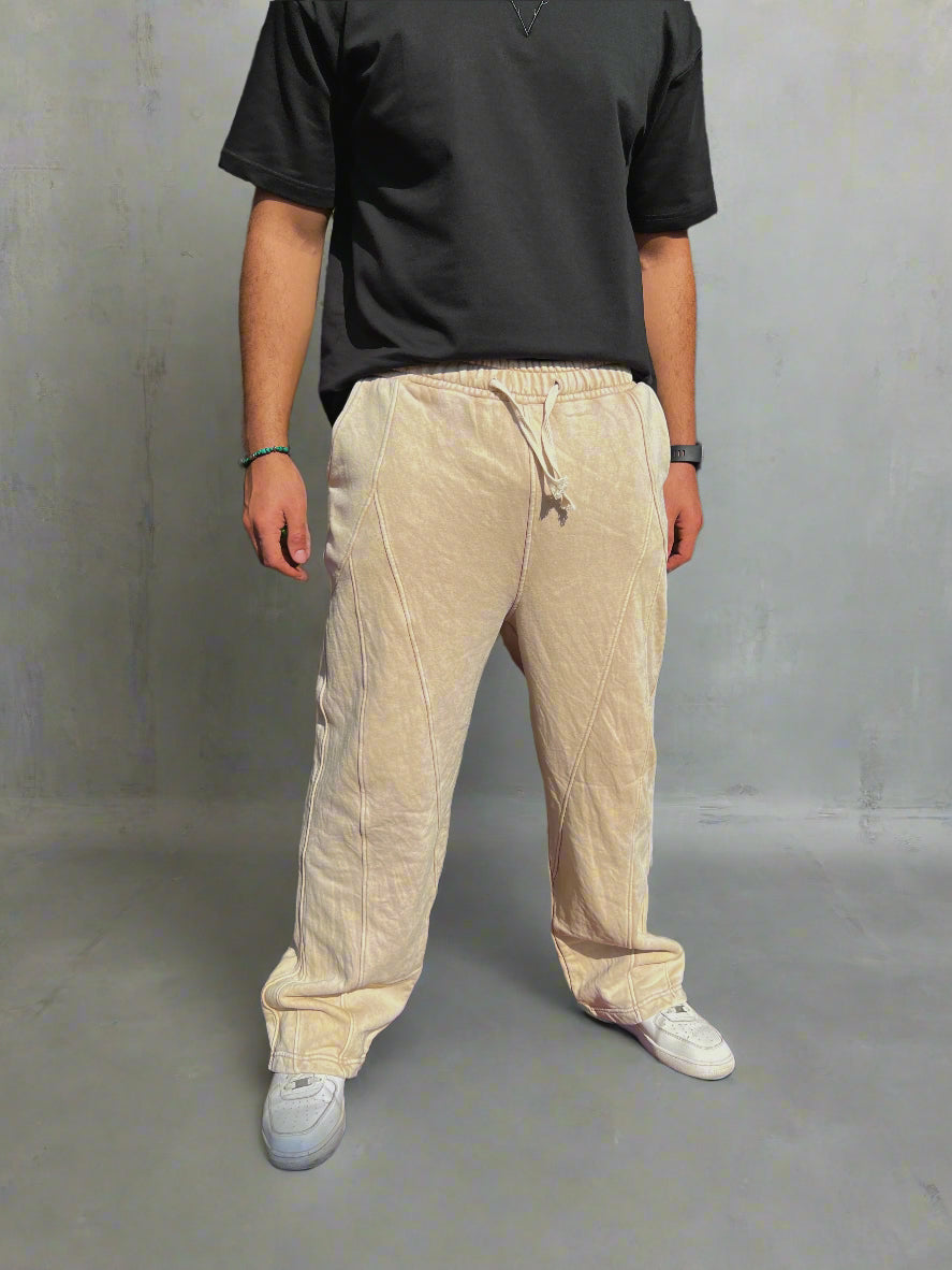V Stamp Biege SweatPants