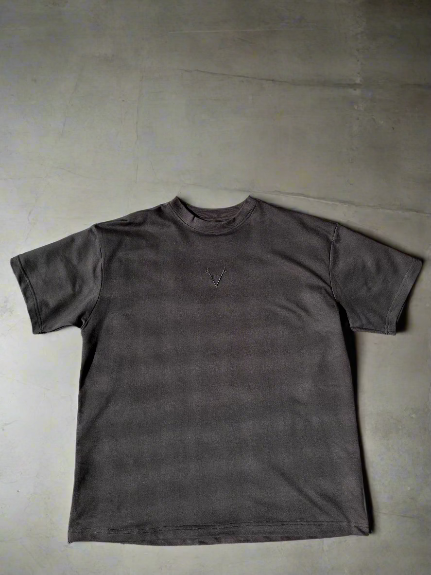 V Stamp Black T-shirt