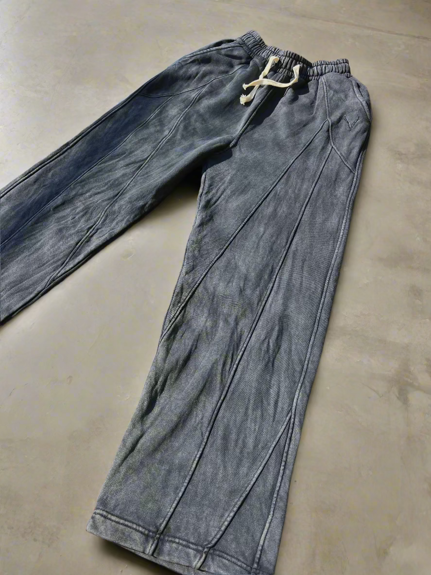 V Stamp Wash Steel SweatPants