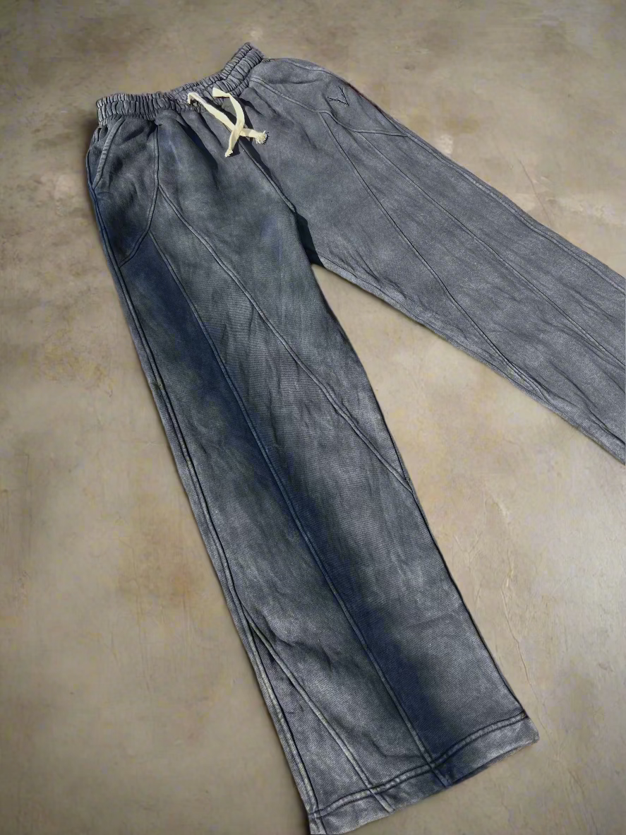 V Stamp Wash Steel SweatPants