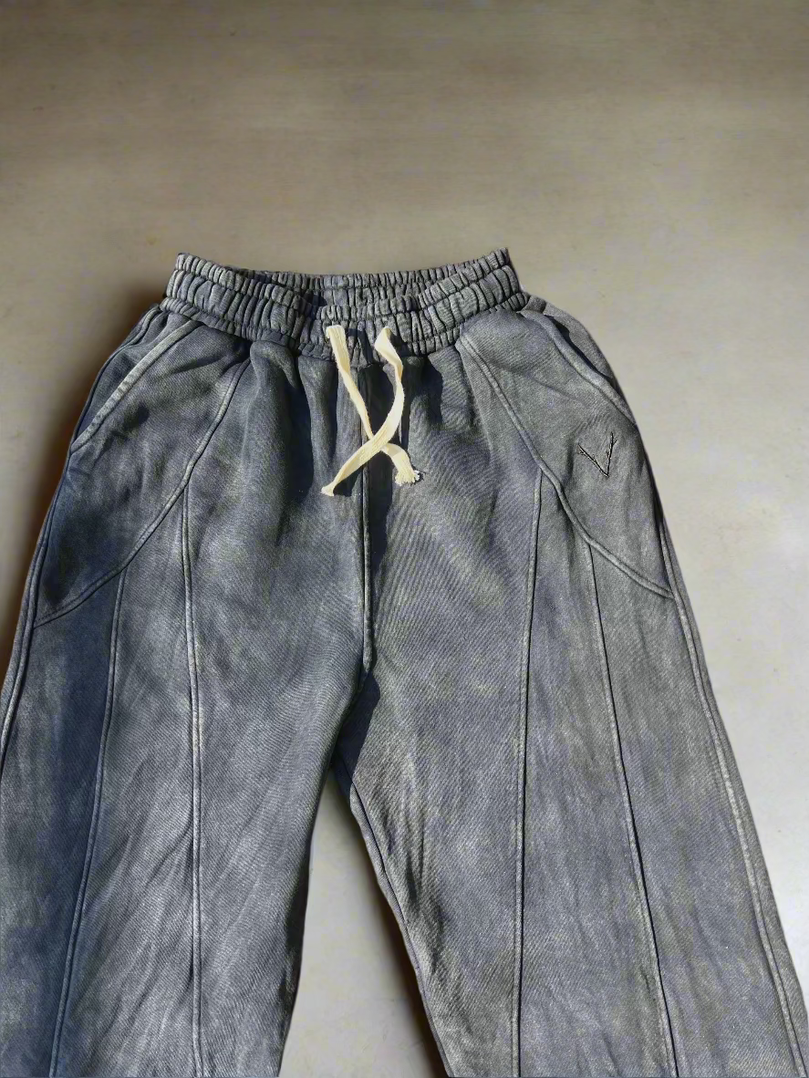 V Stamp Wash Steel SweatPants