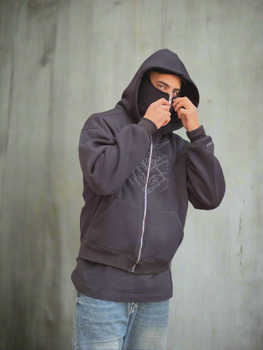 THE MOBSTER ZIP-UP HOODIE