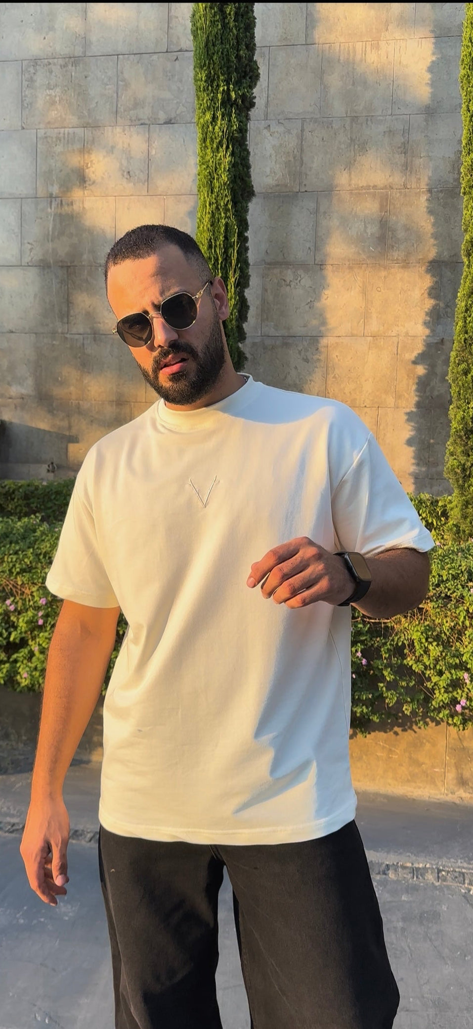 V Stamp Off-White T-shirt