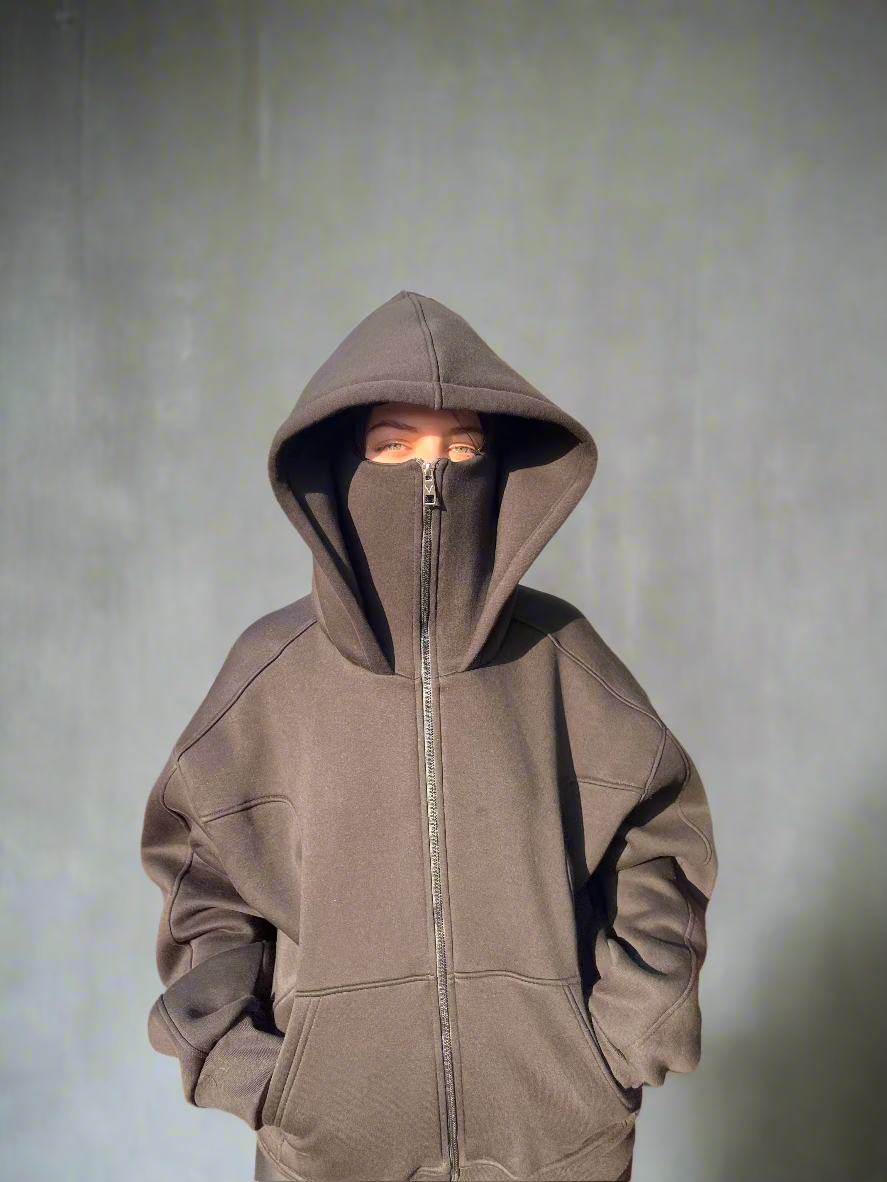 Stealth black Zip-Up