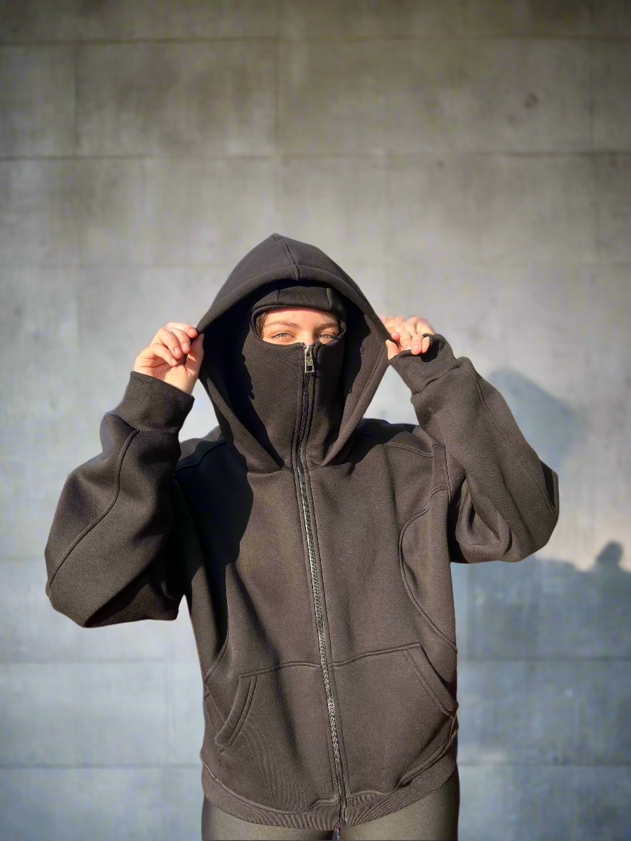 Stealth black Zip-Up
