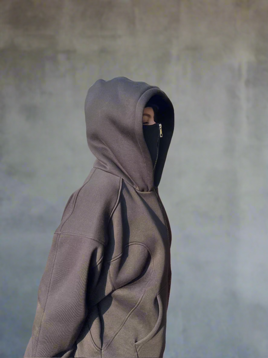 Stealth black Zip-Up