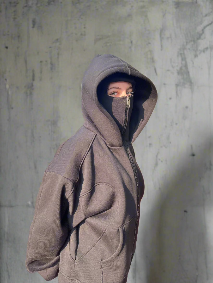 Stealth black Zip-Up
