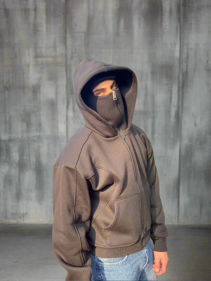 Stealth black Zip-Up