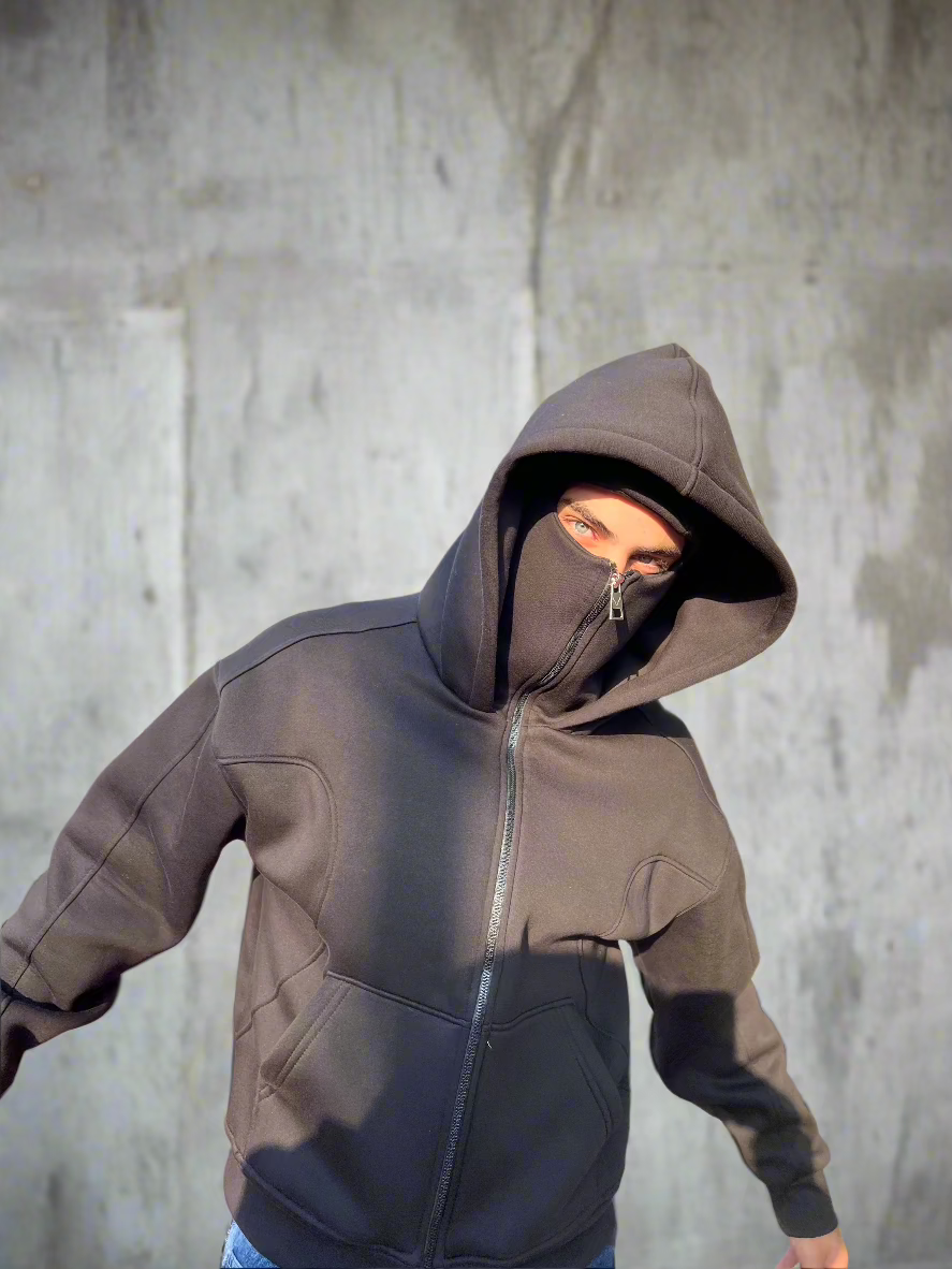 Stealth black Zip-Up