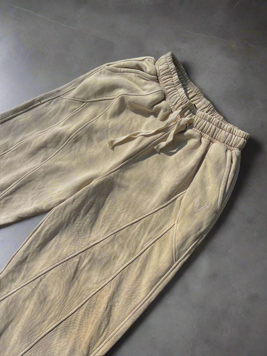 V Stamp Biege SweatPants