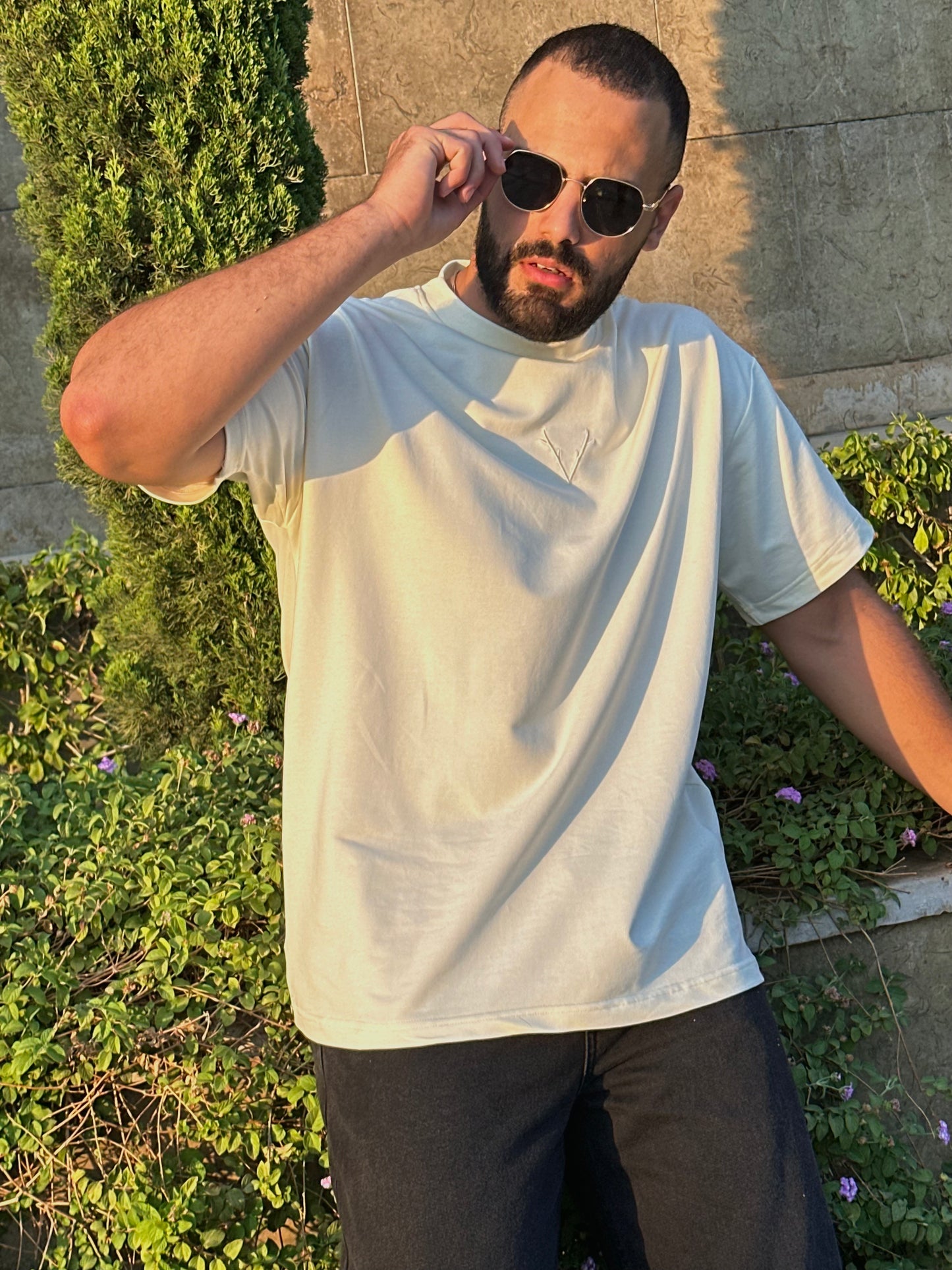 V Stamp Off-White T-shirt