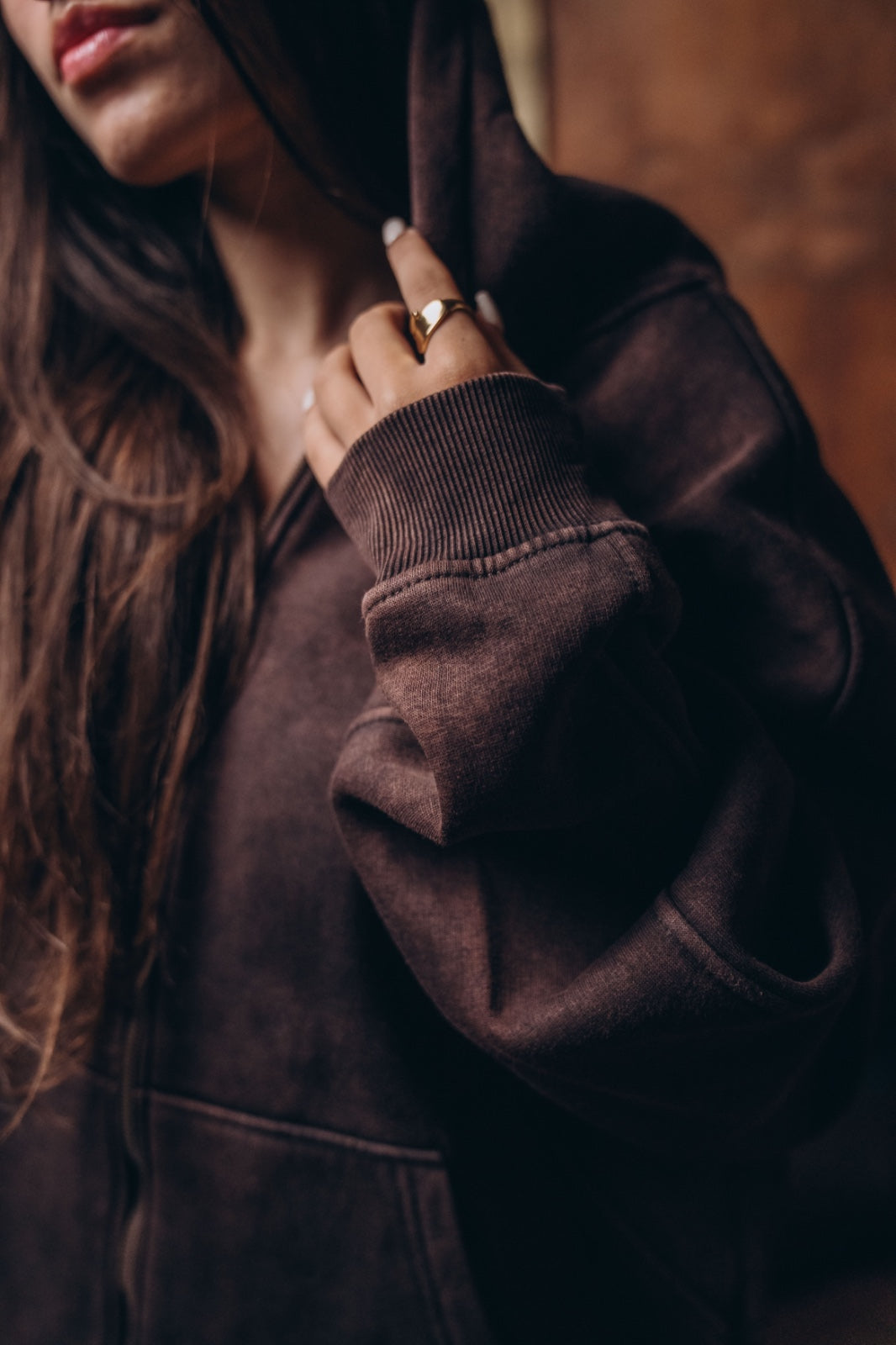 Essential Washed  Zip-Up