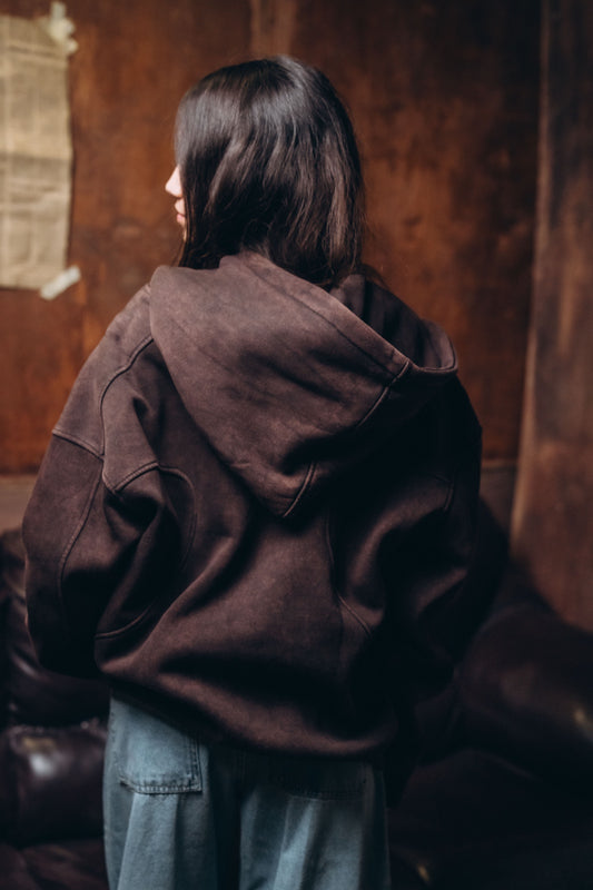 Essential Washed  Zip-Up