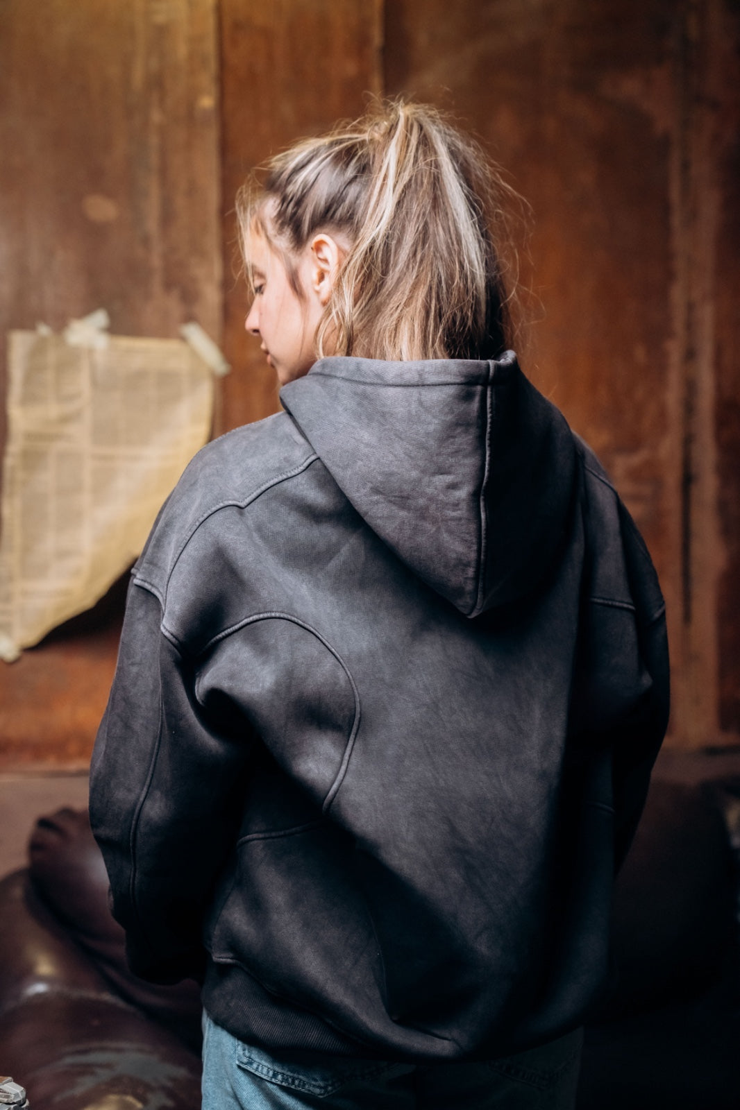 Essential Washed  Zip-Up