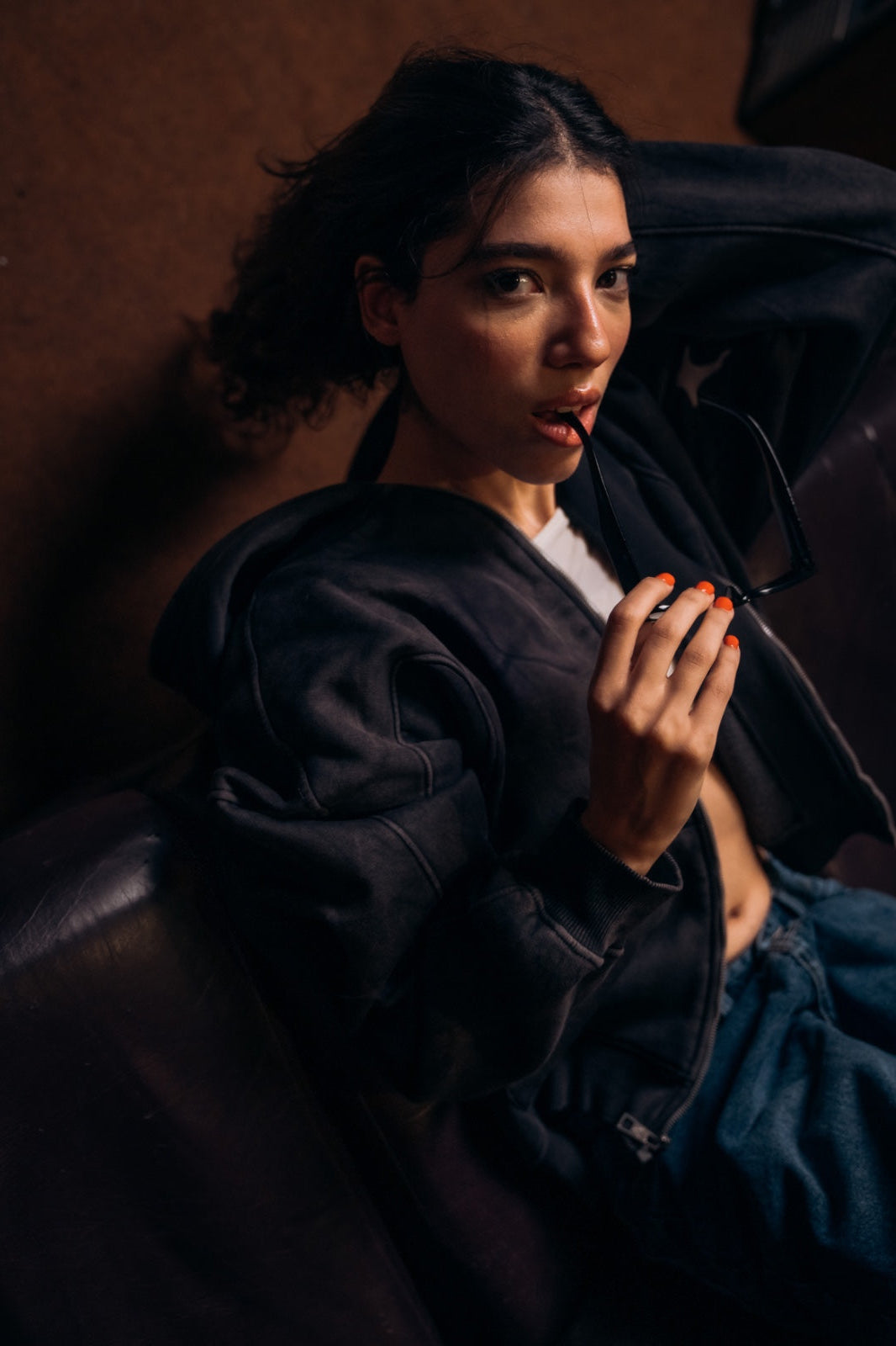 Essential Washed  Zip-Up