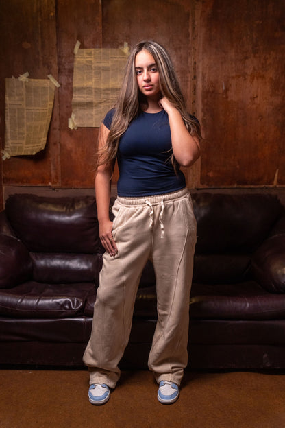 V Stamp Washed SweatPants