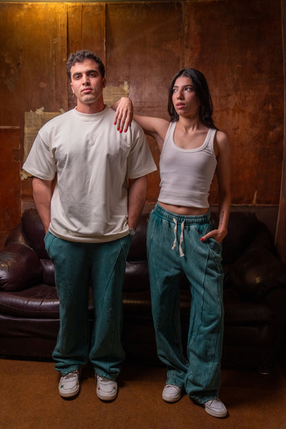 V Stamp Washed SweatPants